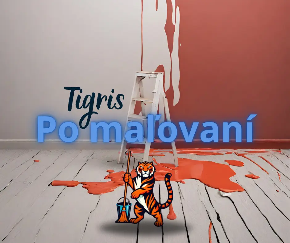 Tigris čistenie po maľovaní